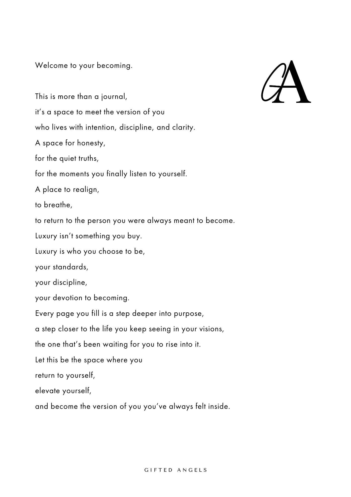 The Story Of Purpose Journal