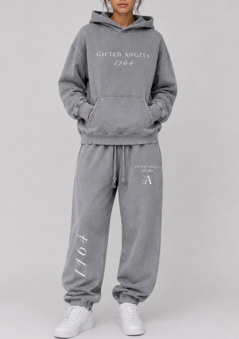 Through Her Light Sweatpants