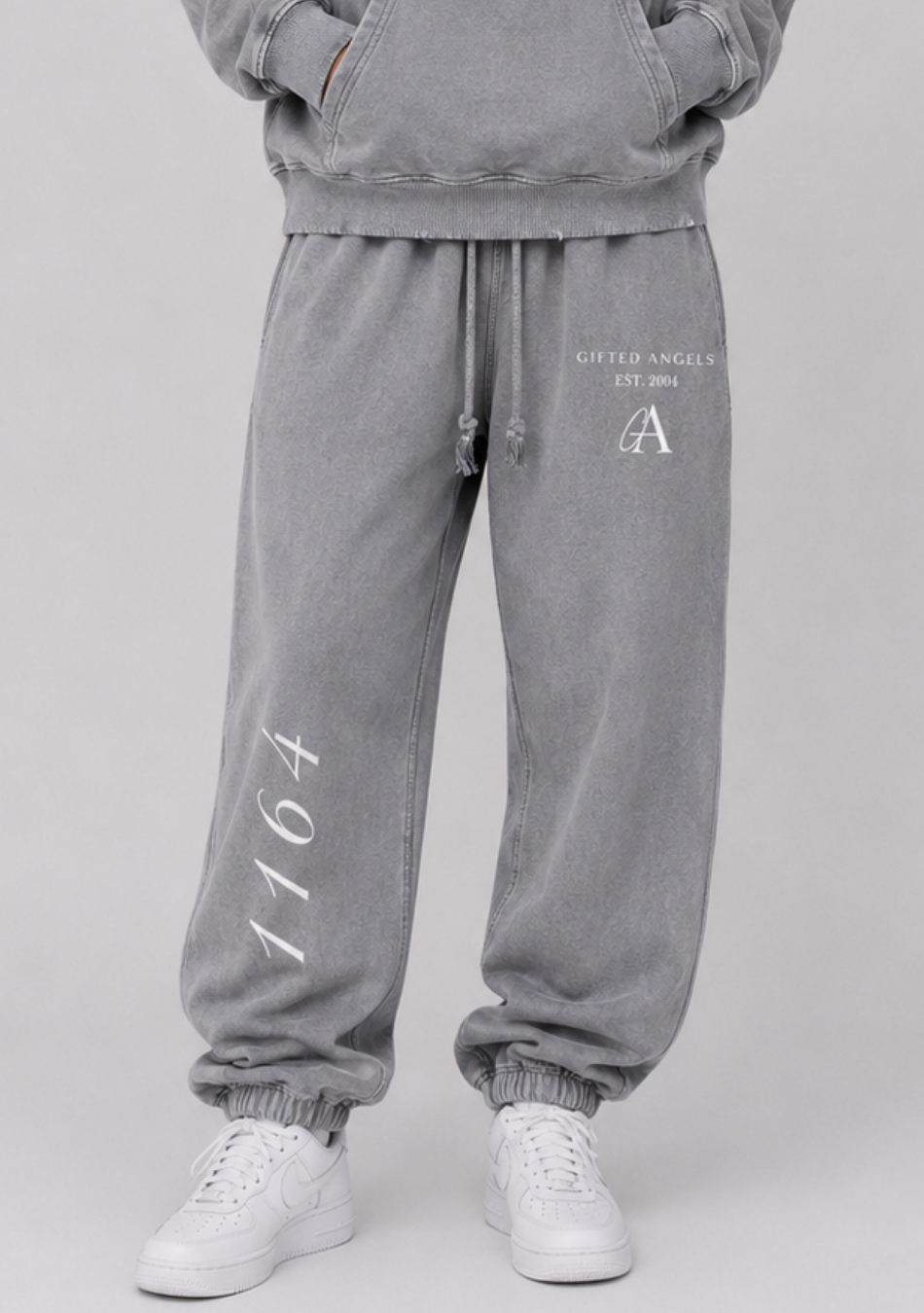 Through Her Light Sweatpants